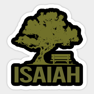 A Good Day - Isaiah Name Sticker